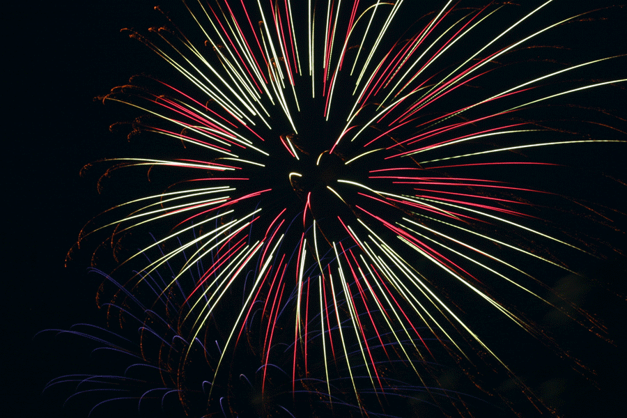 Fireworks Animated Gif For Powerpoint Happy birthday